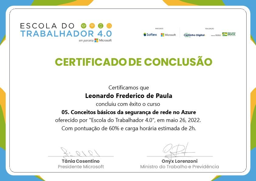 Conceitos Básicos da Segurança de Rede no Azure