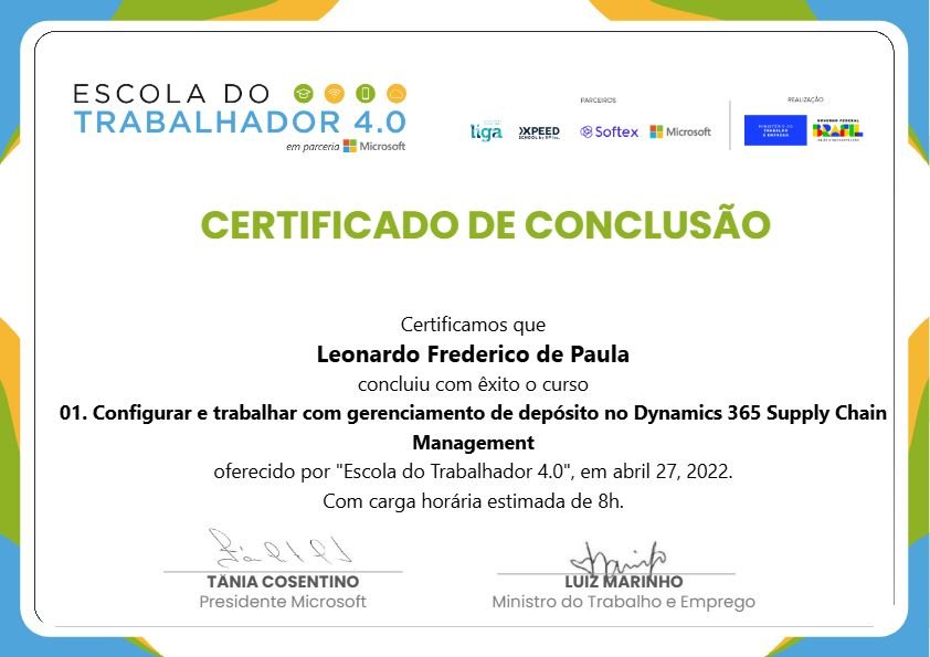 Configurar e Trabalhar com gerenciamento de depósito no Dynamics 365 Supply Chain Management