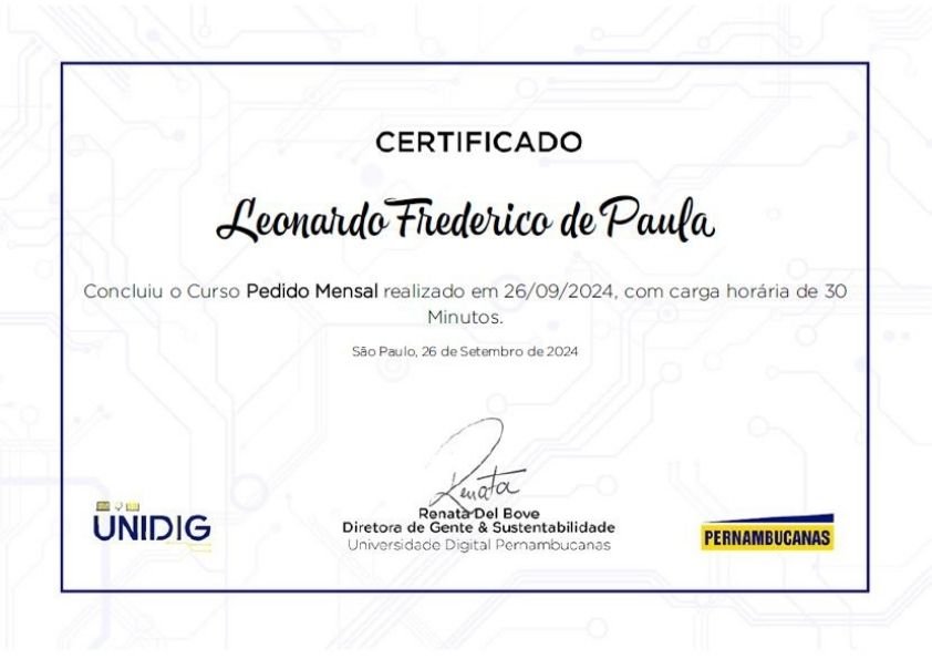 Unidig em parceria com Prenambucanas