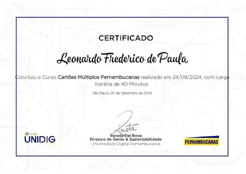 Unidig em parceria com Prenambucanas